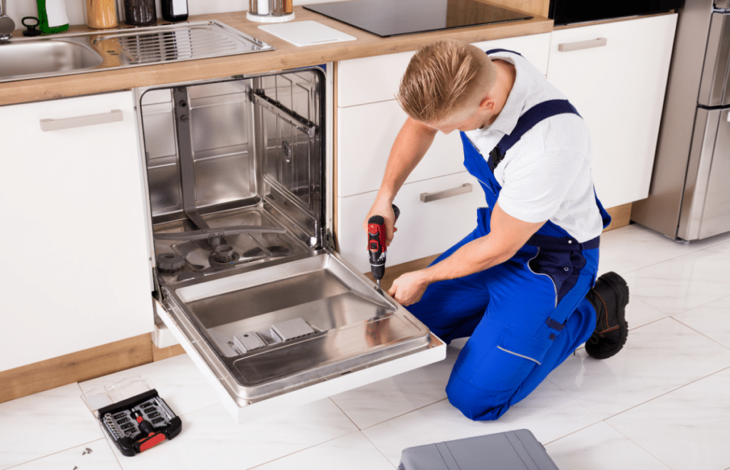 Dishwasher repair East Valley AZ — E&J Appliance Service Company technician